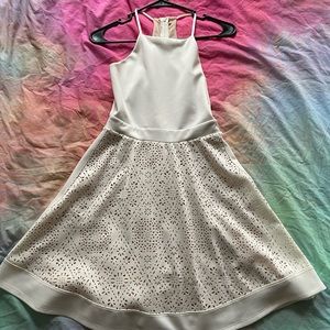 White Francesca‘s dress with under slip